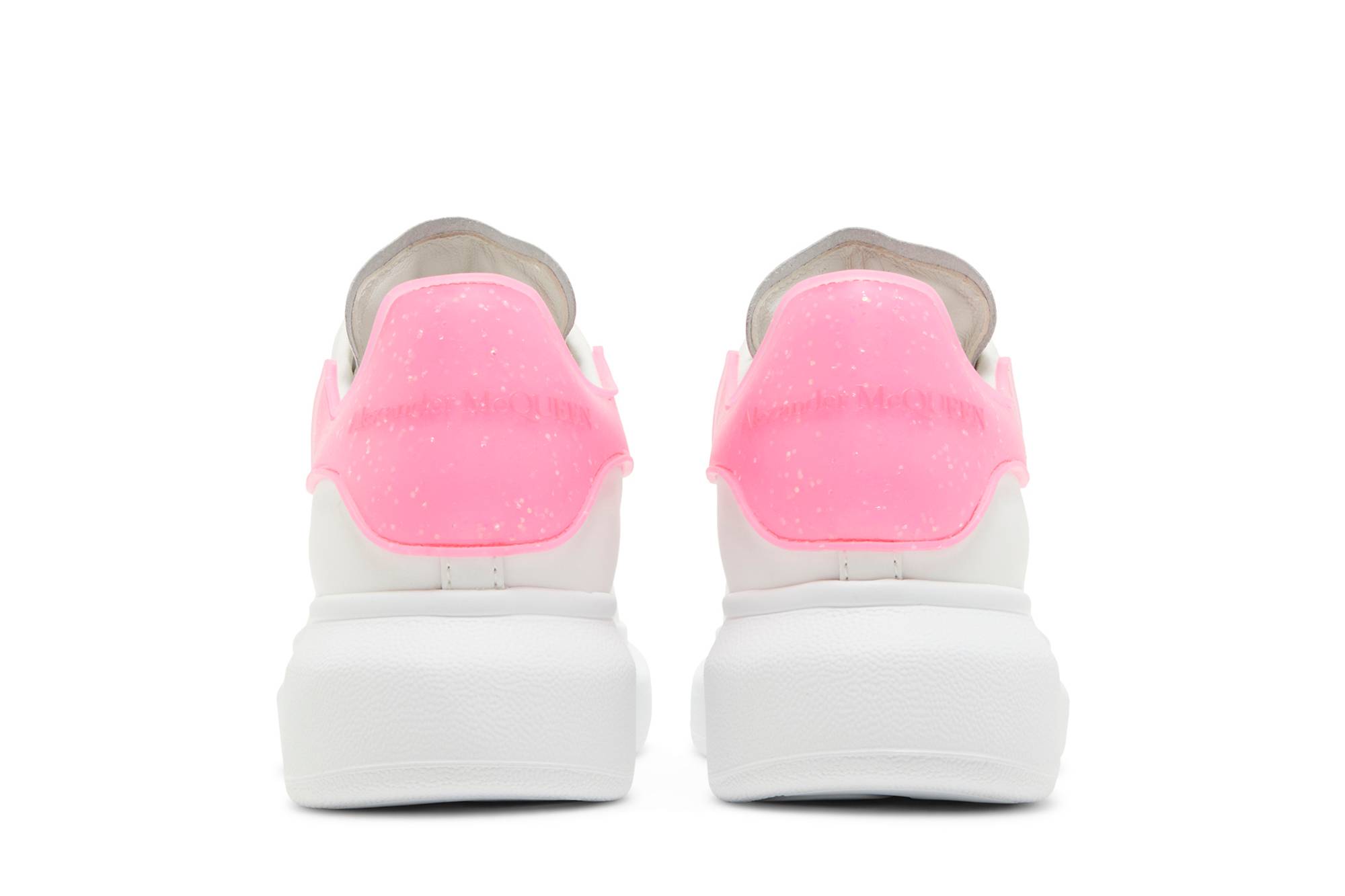 (W) Alexander McQueen Oversized Sneaker 'White Bright Pink' 圖 6