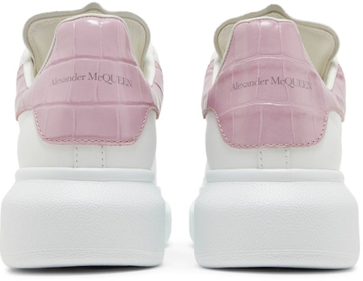 (W) 알렉산더 맥퀸 오버사이즈 스니커즈 '화이트 앤틱 핑크' 718233WICG68887 Details for (W) 알렉산더 맥퀸 오버사이즈 스니커즈 '화이트 앤틱 핑크' 718233WICG68887