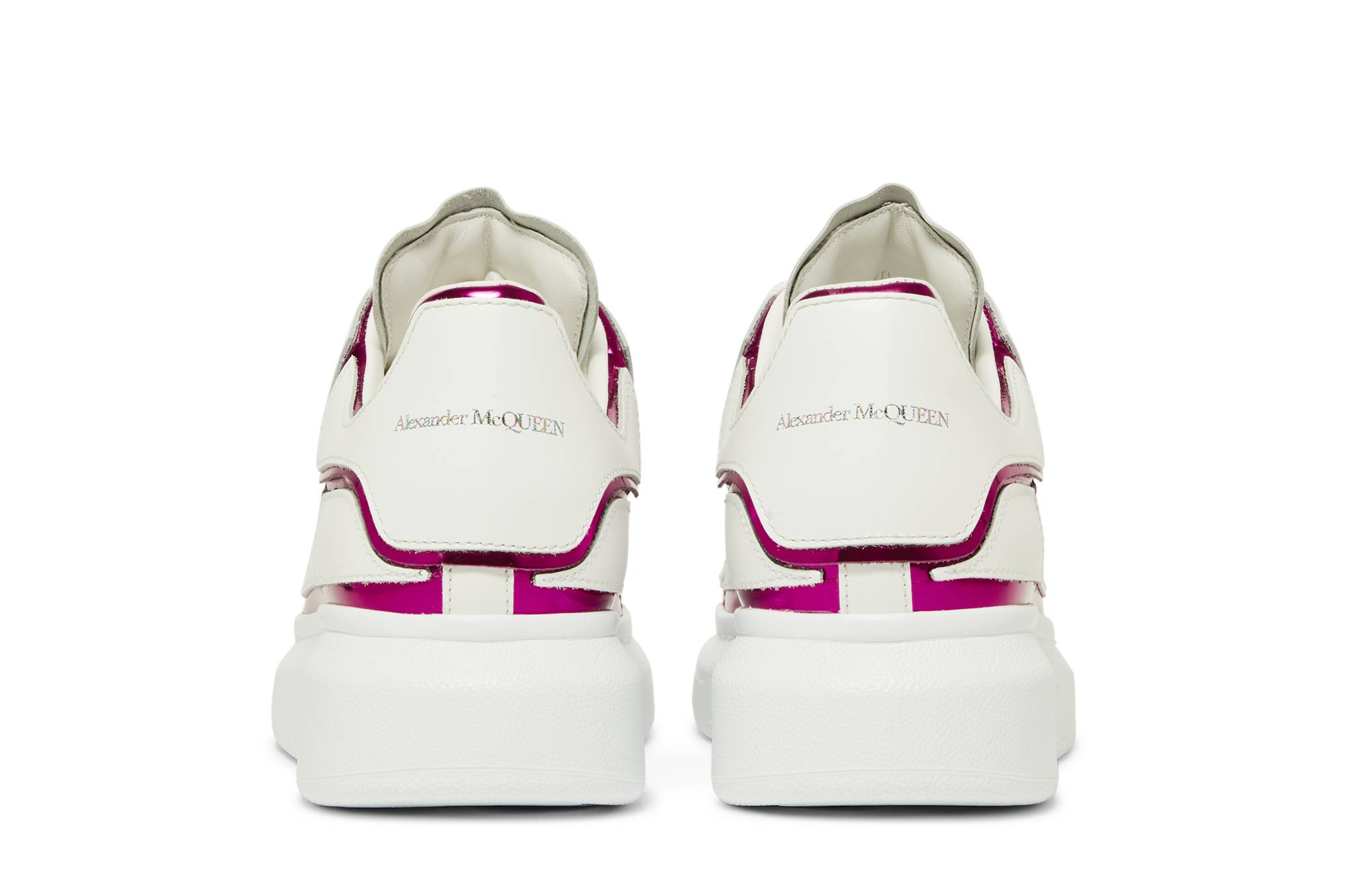 Details for (W) Alexander McQueen Oversized Sneaker 'Putih Pink Printer' 708750-WICGG-9993