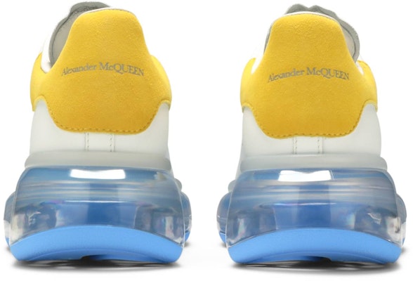 亞歷山大·麥昆 寬型運動 時尚板鞋 女款 白藍黃 Details for 亞歷山大·麥昆 寬型運動 時尚板鞋 女款 白藍黃