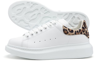 (W) 알렉산더 맥퀸 오버사이즈 스니커즈 '화이트 레오파드' 650787-WHZ4T-9316 Details for (W) 알렉산더 맥퀸 오버사이즈 스니커즈 '화이트 레오파드' 650787-WHZ4T-9316