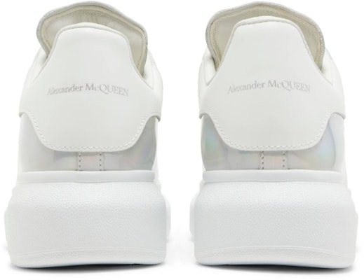 亞歷山大·麥昆 彩虹邊 時尚板鞋 女款 白色 Details for 亞歷山大·麥昆 彩虹邊 時尚板鞋 女款 白色