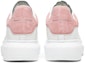 Details for (W) Alexander McQueen Oversized Sneaker 'Putih Rose Quartz' 650788-WHZ4K-9648
