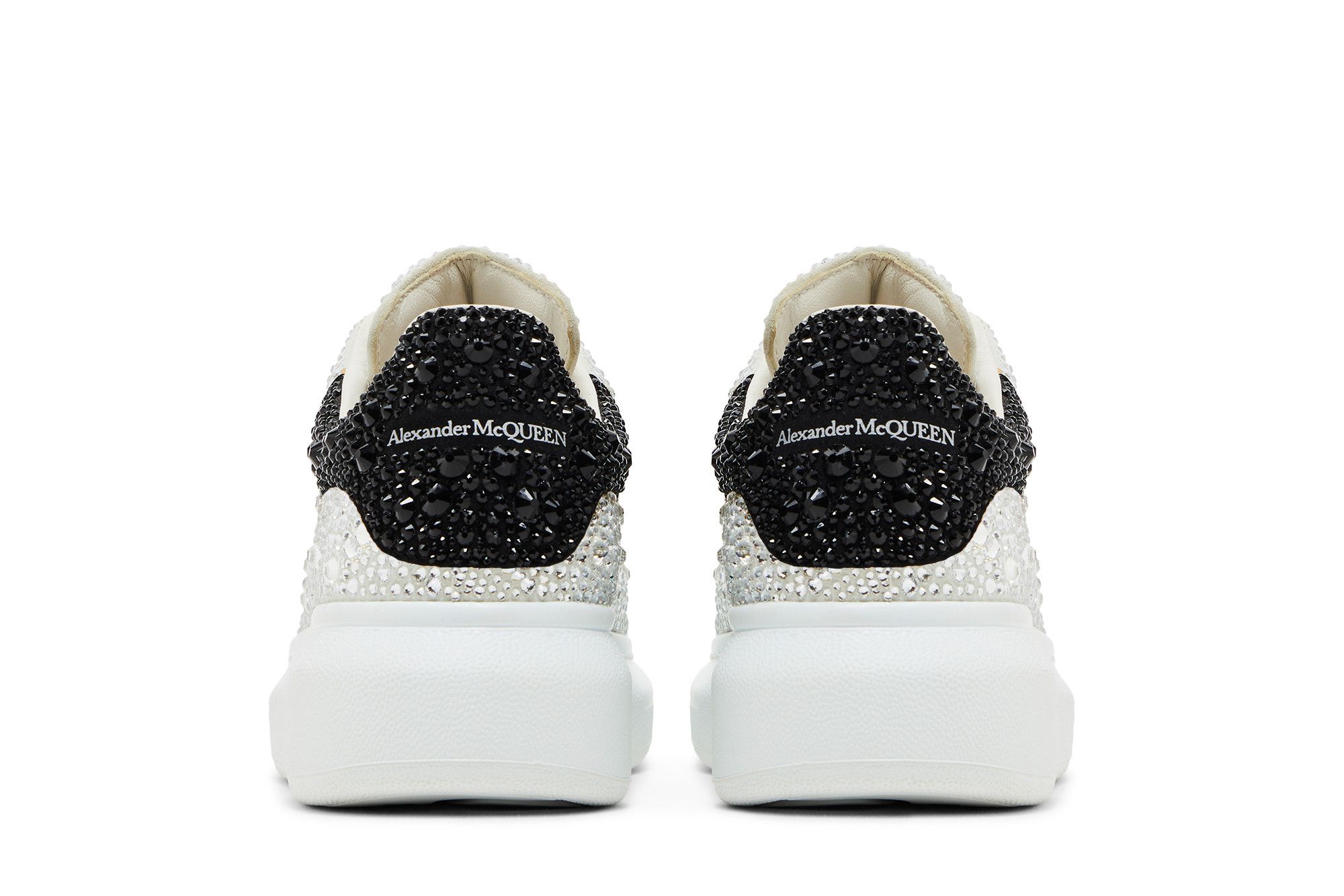 Details for (W) Zapatillas Alexander McQueen Oversized 'Blanco Negro Cristal' 611697-WHZ39-9329