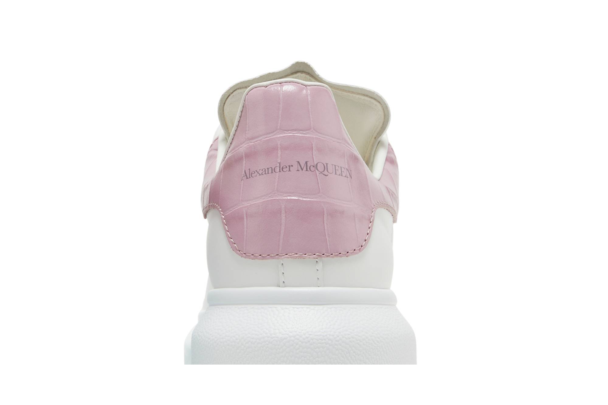 Sizing (W) 알렉산더 맥퀸 오버사이즈 스니커즈 '화이트 앤틱 핑크' 718233WICG68887