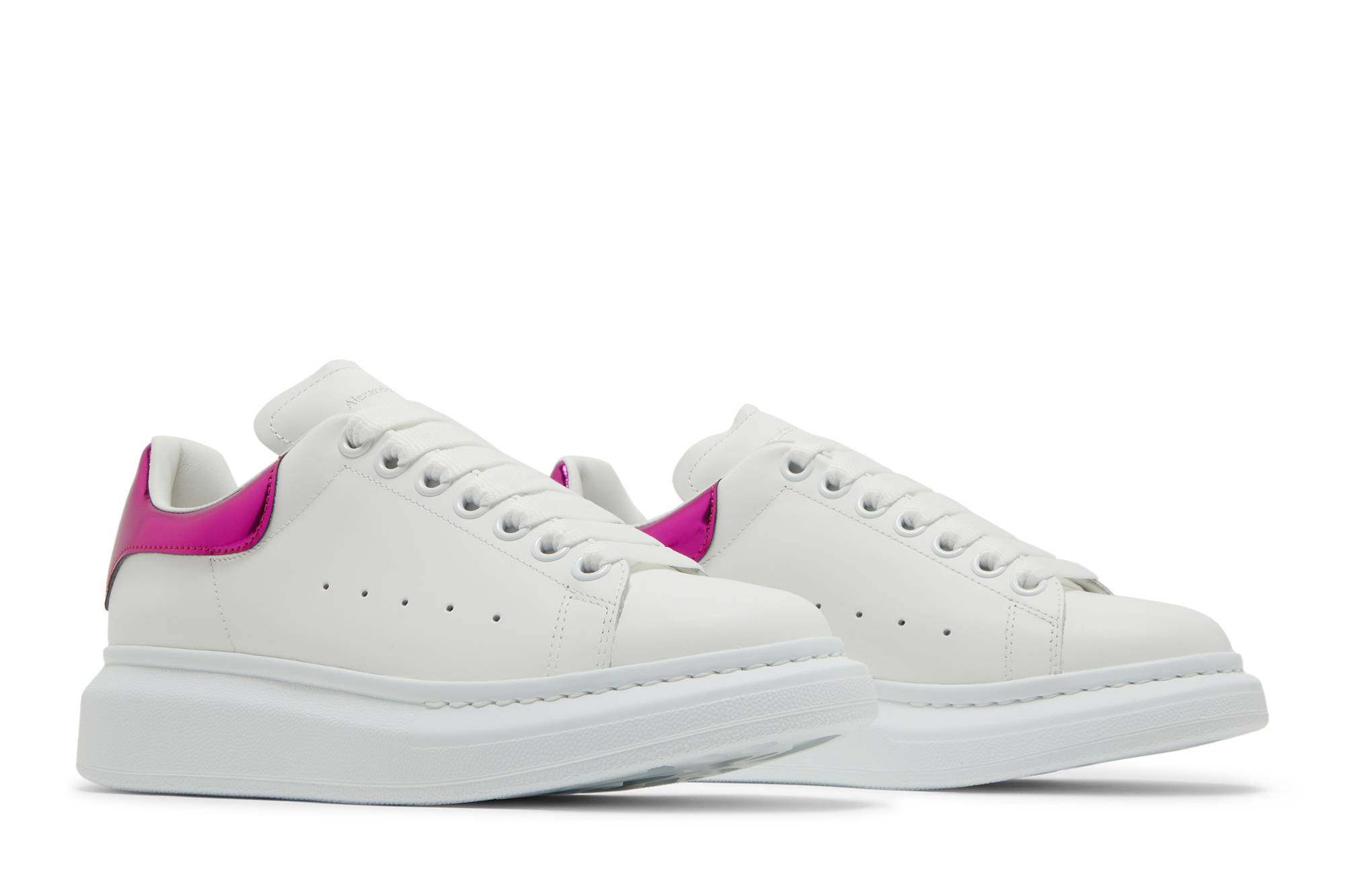 Sizing (W) Alexander McQueen Sneakers Oversized 'Putih Pink Printers' 676702-WICGG-9993