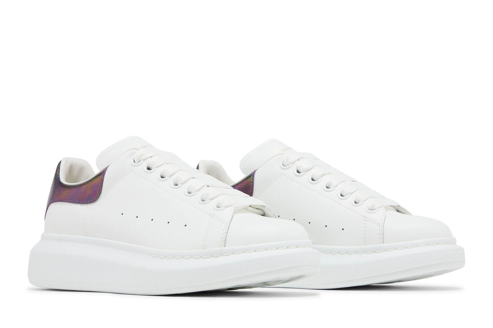 Cheap (W) 알렉산더 맥퀸 오버사이즈 스니커즈 '화이트 아메시스트' 553770WHYBZ9926