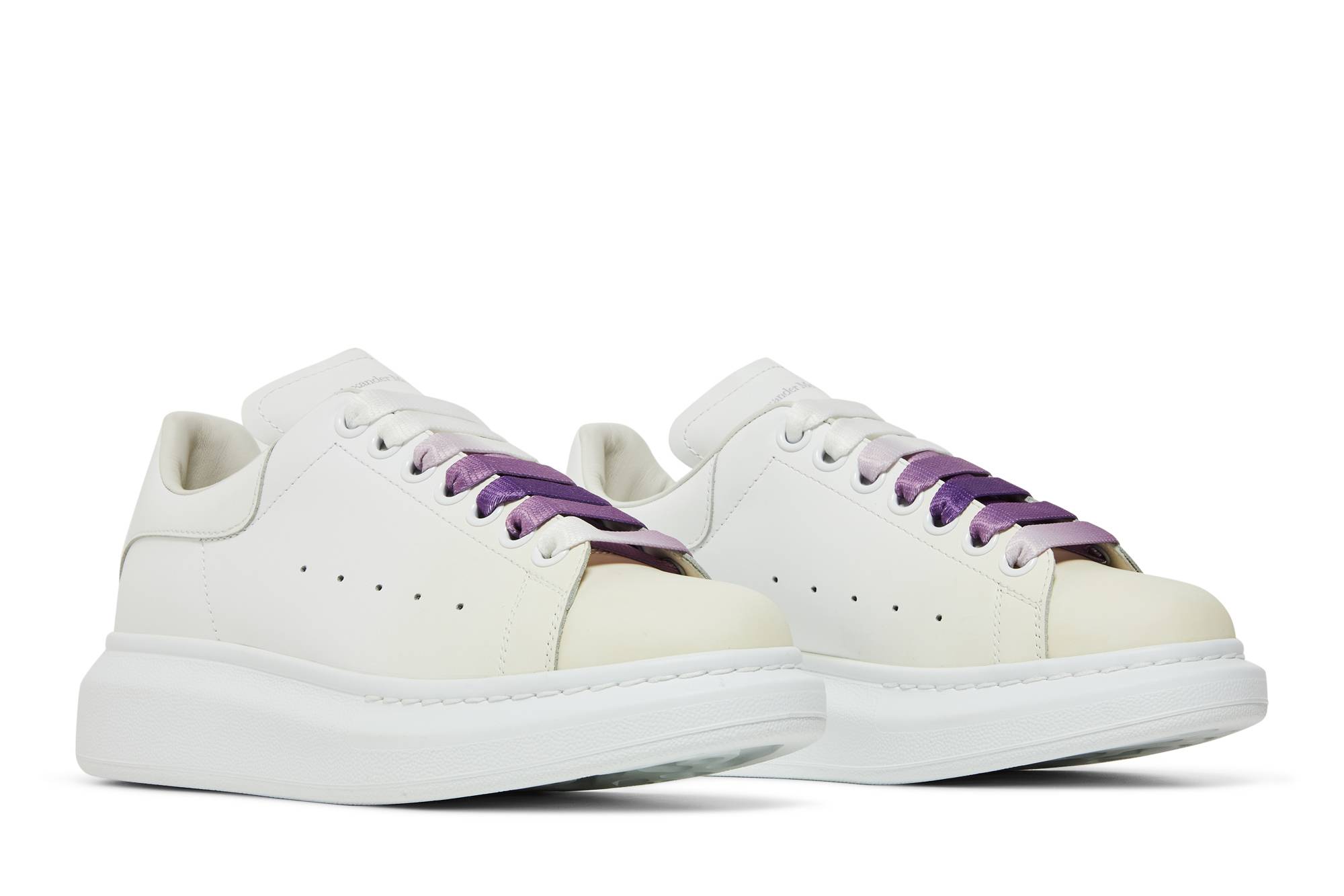 Cheap (W) Alexander McQueen Oversized Sneaker 'Putih Violet' 650791-WHZ4N-9104