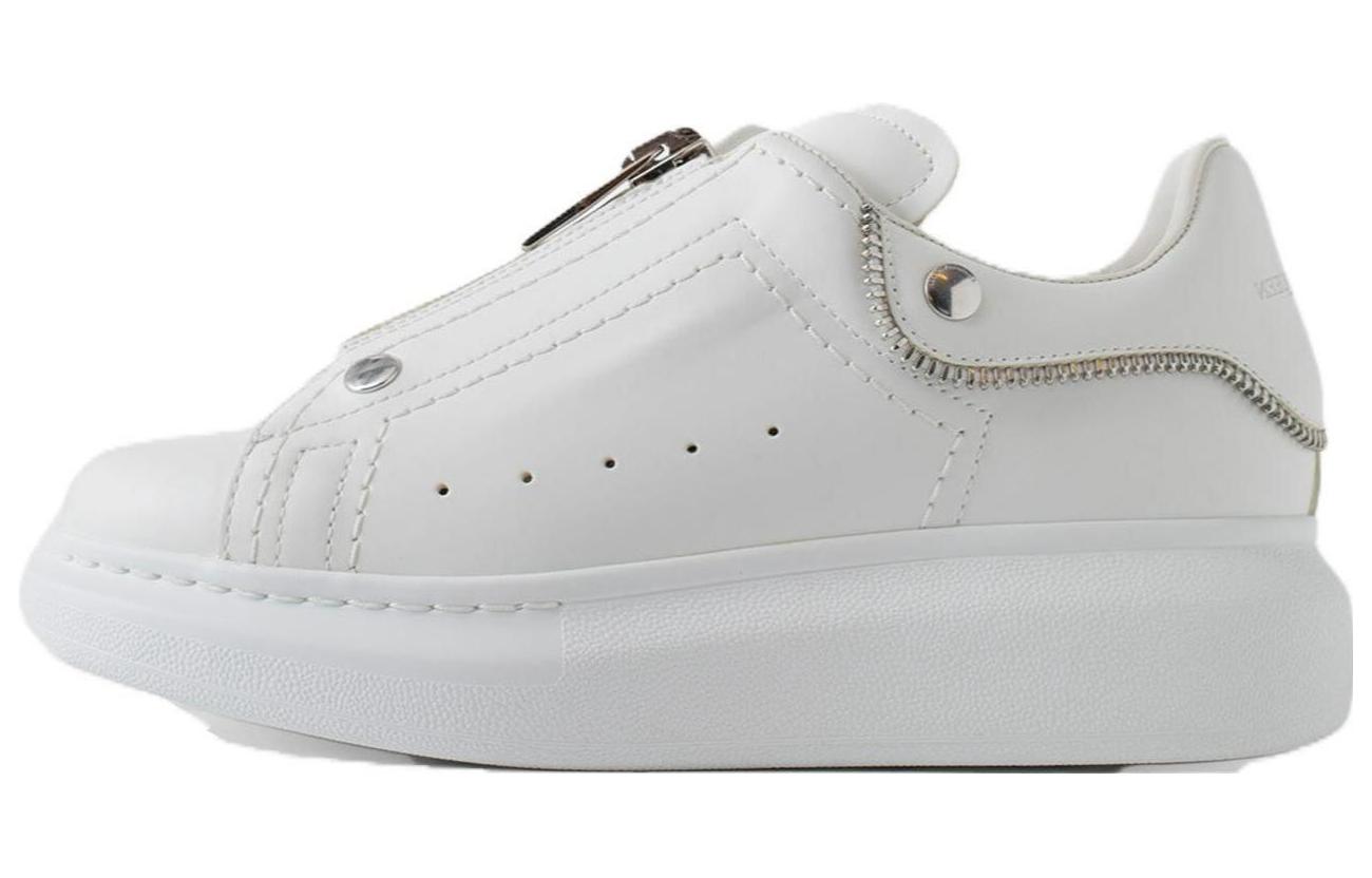 (Women) Alexander McQueen Oversized Sneaker 'Zipper Tooth - White' 766896WIEE19071