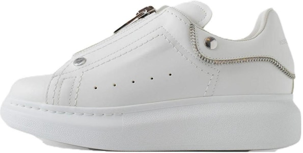 (W) 알렉산더 맥퀸 화이트 가죽 로우탑 (편안함) 766896WIEE19071 Buy (W) 알렉산더 맥퀸 화이트 가죽 로우탑 (편안함) 766896WIEE19071