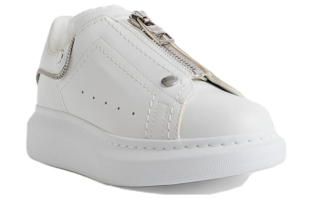 Lookbook (W) アレキサンダー・マックイーン 白レザー快適ローカット 766896WIEE19071