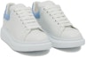 Shop (W) Alexander McQueen Sneakers Oversized 'Biru Putih Anak' 718243WIEEI9412