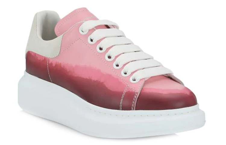 Order (W) Alexander McQueen Kasut Besar 'Pink Dip-Dyed' 653938WIA469392