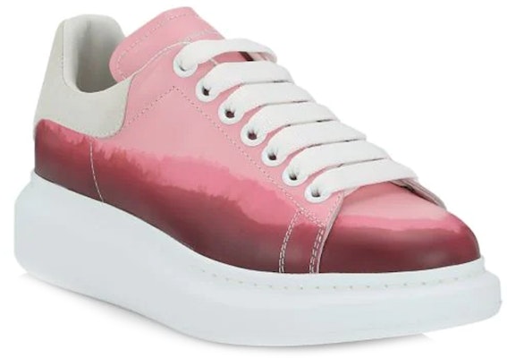 (W) アレキサンダー・マックイーン レディース ピンクディップ染めオーバーサイズスニーカー 653938WIA469392 Order (W) アレキサンダー・マックイーン レディース ピンクディップ染めオーバーサイズスニーカー 653938WIA469392