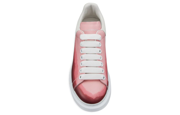 Shop (W) Alexander McQueen Kasut Besar 'Pink Dip-Dyed' 653938WIA469392