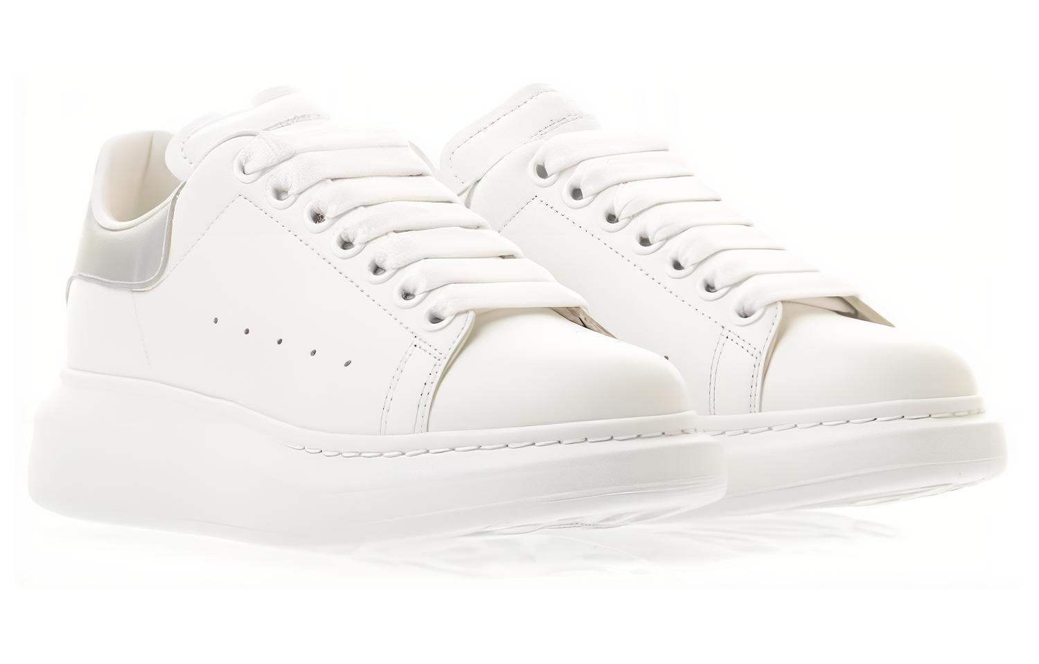 Order (W) Alexander McQueen Kasut Oversaiz 'Perak Putih' 781742WIEE99071