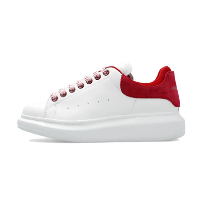 (W) Alexander McQueen Oversized Sneakers 'White Red'