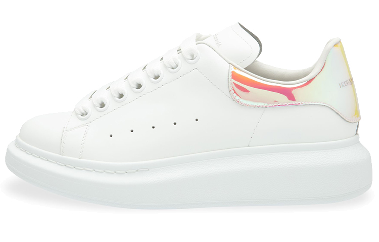 Buy (W) （女性用）アレキサンダー・マックイーン オーバーサイズスニーカー 'ホワイトオレンジ' 553770WHXML9975 553770WHXML9975