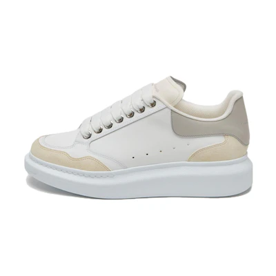(W) Alexander McQueen Oversized Sneakers 'White Vanilla Cement'