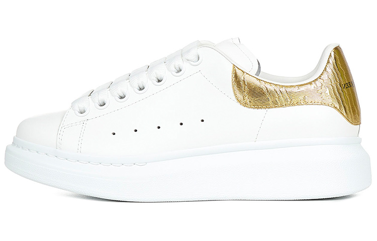Buy (W) Zapatillas Alexander McQueen Oversized 'Blanco Oro' 676702WIAFH9075