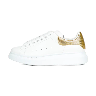 (W) Alexander McQueen Oversized Sneakers 'White Gold'