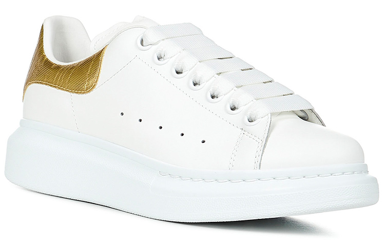 (W) Alexander McQueen Oversized Sneakers 'White Gold' 圖 2