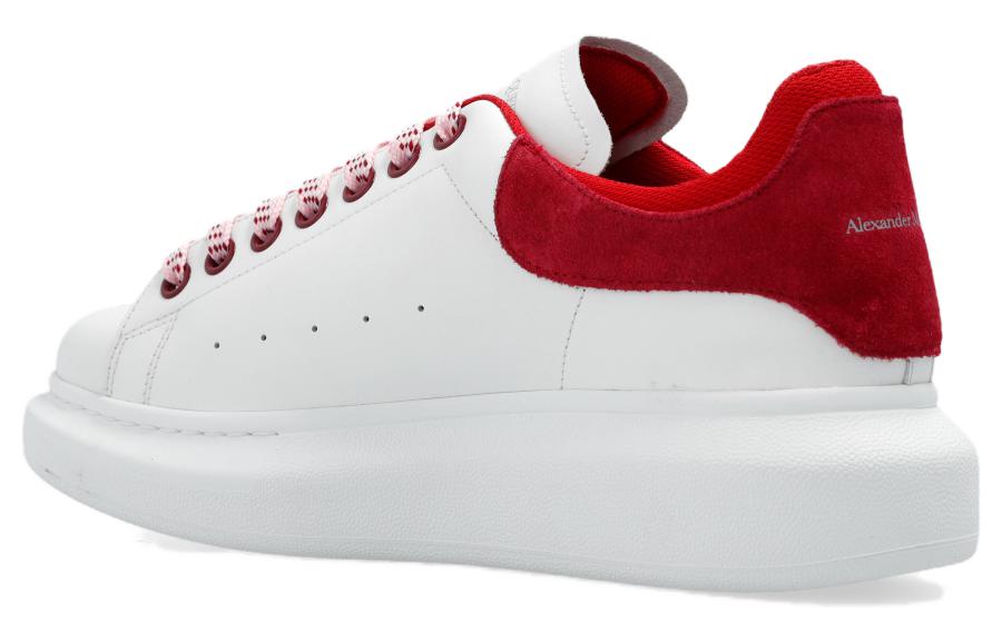 (W) Alexander McQueen Oversized Sneakers 'White Red' 圖 4