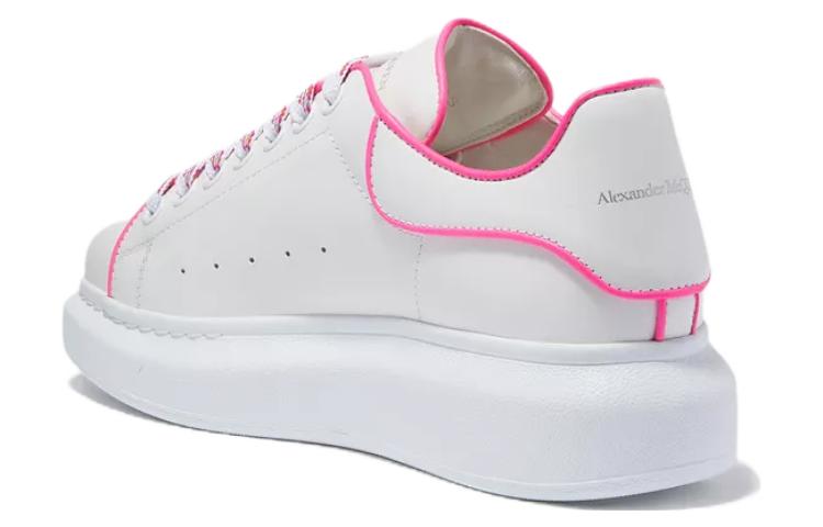 Shop (W) 亚历山大·麦昆 经典爆款增高小白鞋 '白色荧光粉' 697600-WIBNI-9757