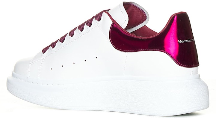 (W) 알렉산더 맥퀸 오버사이즈 스니커즈 '화이트 버건디' 718232WIE828847 Purchase (W) 알렉산더 맥퀸 오버사이즈 스니커즈 '화이트 버건디' 718232WIE828847