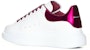 (W) 알렉산더 맥퀸 오버사이즈 스니커즈 '화이트 버건디' 718232WIE828847