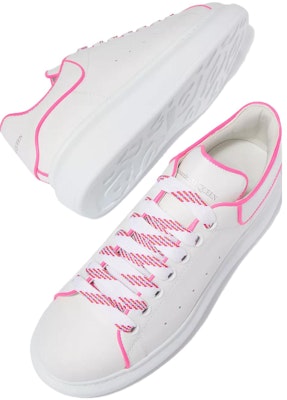 (W) 亚历山大·麦昆 经典爆款增高小白鞋 '白色荧光粉' 697600-WIBNI-9757 Purchase (W) 亚历山大·麦昆 经典爆款增高小白鞋 '白色荧光粉' 697600-WIBNI-9757