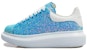 (W) Alexander McQueen Sneakers Besar Glitter Biru 'Heavenly' 558944W4T634543