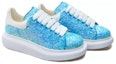 Lookbook (W) Alexander McQueen Sneakers Besar Glitter Biru 'Heavenly' 558944W4T634543