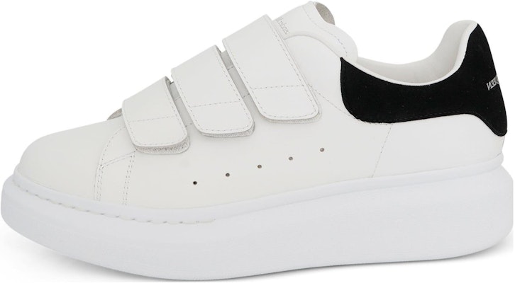 (Women) Alexander McQueen Oversized Triple Strap Sneaker 'White Black' 697105-WHGP7-9061 Buy (Women) Alexander McQueen Oversized Triple Strap Sneaker 'White Black' 697105-WHGP7-9061