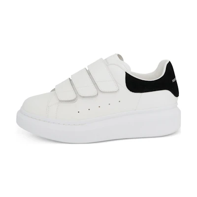 (W) Alexander McQueen Oversized Triple Strap Sneaker 'White Black'