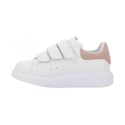 (W) Alexander McQueen Oversized Triple Strap Sneaker 'White Pink'