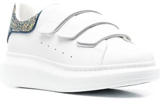 (W) 亚历山大·麦昆超大号三重带运动鞋“白色闪光” 697106-WICG5-9994 Order (W) 亚历山大·麦昆超大号三重带运动鞋“白色闪光” 697106-WICG5-9994