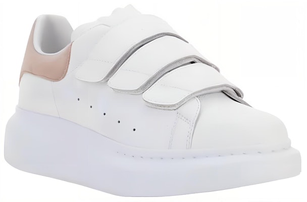 (Women) Alexander McQueen Oversized Triple Strap Sneaker 'White Pink' 697105WHGP79182 Order (Women) Alexander McQueen Oversized Triple Strap Sneaker 'White Pink' 697105WHGP79182