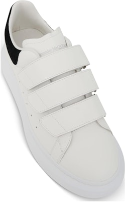 (Women) Alexander McQueen Oversized Triple Strap Sneaker 'White Black' 697105-WHGP7-9061 Lookbook (Women) Alexander McQueen Oversized Triple Strap Sneaker 'White Black' 697105-WHGP7-9061