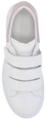 (W) Alexander McQueen Sepatu Oversized Tali Ganda 'Putih Pink' 697105WHGP79182 Lookbook (W) Alexander McQueen Sepatu Oversized Tali Ganda 'Putih Pink' 697105WHGP79182