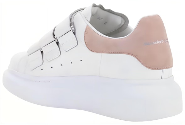 (Women) Alexander McQueen Oversized Triple Strap Sneaker 'White Pink' 697105WHGP79182 Lookbook (Women) Alexander McQueen Oversized Triple Strap Sneaker 'White Pink' 697105WHGP79182
