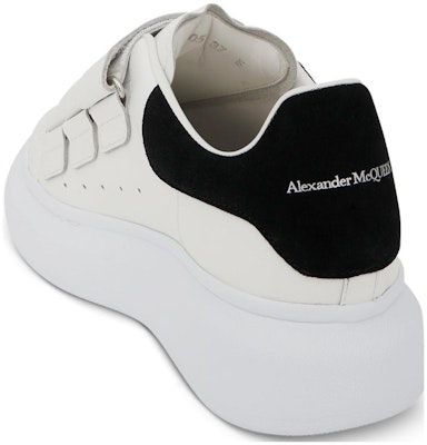 (Women) Alexander McQueen Oversized Triple Strap Sneaker 'White Black' 697105-WHGP7-9061 Shop (Women) Alexander McQueen Oversized Triple Strap Sneaker 'White Black' 697105-WHGP7-9061