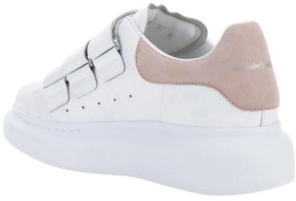 (W) Alexander McQueen Sepatu Oversized Tali Ganda 'Putih Pink' 697105WHGP79182 Shop (W) Alexander McQueen Sepatu Oversized Tali Ganda 'Putih Pink' 697105WHGP79182