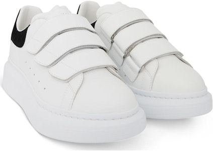 (W) アレキサンダー・マックイーン トリプルストラップスニーカー 白黒 697105-WHGP7-9061 Purchase (W) アレキサンダー・マックイーン トリプルストラップスニーカー 白黒 697105-WHGP7-9061