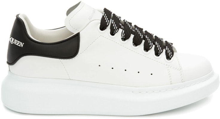 (W) Alexander McQueen Zapatos Oversized Blancos con Cordones Negros 621056WHXMT9034 Order (W) Alexander McQueen Zapatos Oversized Blancos con Cordones Negros 621056WHXMT9034