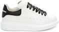 Order (W) Alexander McQueen Tali Kasut Hitam Putih Oversized 621056WHXMT9034