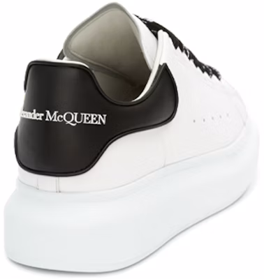 (Women) Alexander McQueen Oversized White Black Laces 621056WHXMT9034 Shop (Women) Alexander McQueen Oversized White Black Laces 621056WHXMT9034