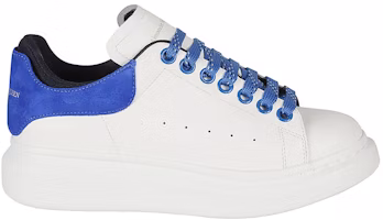 (Women) Alexander McQueen Oversized White Blue Black 697103WICYA8823 (Women) Alexander McQueen Oversized White Blue Black 697103WICYA8823