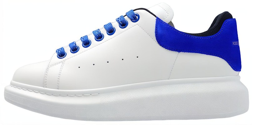 (Women) Alexander McQueen Oversized White Blue Black 697103WICYA8823 Buy (Women) Alexander McQueen Oversized White Blue Black 697103WICYA8823