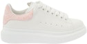 Order (W) Alexander McQueen Oversized Putih Kelabu Kulit Ular 718139WIEER9061